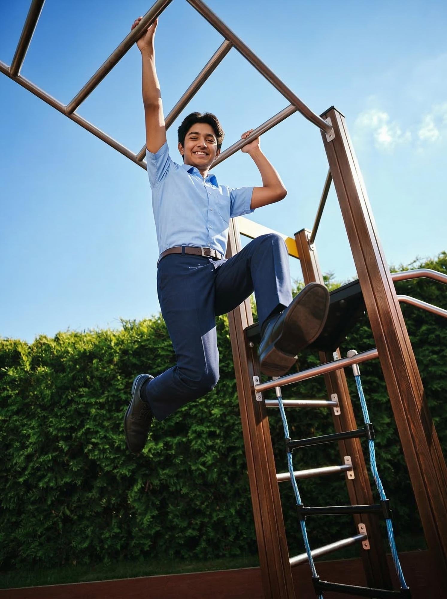 Sky Blue School Uniform Shirt